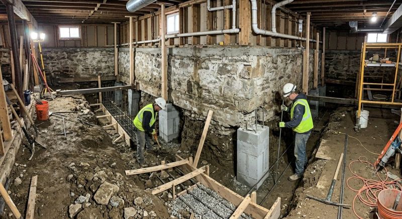 Basement Underpinning in Wright County, MN