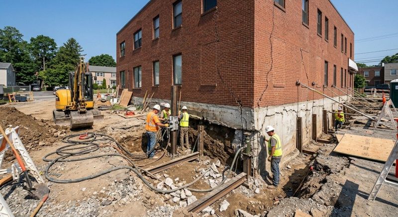 Building Foundation Repair in Osseo, MN