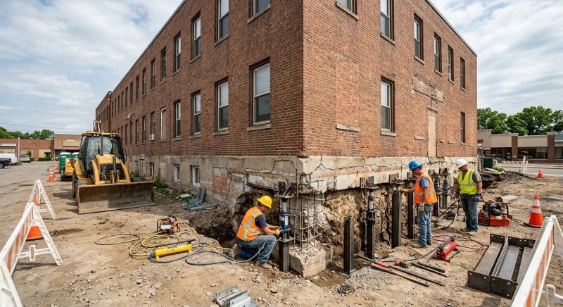 Commercial Foundation Repair in Wright County, MN