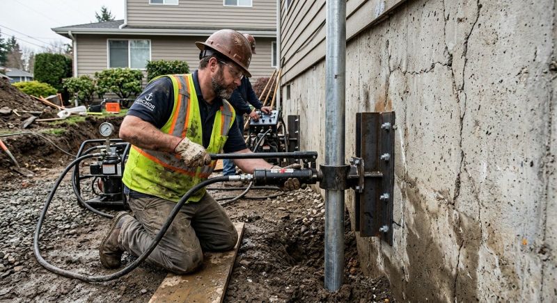 Concrete Foundation Leveling in Annandale, MN
