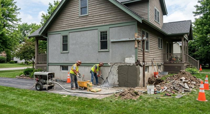 Concrete Foundation Repair in Cokato, MN