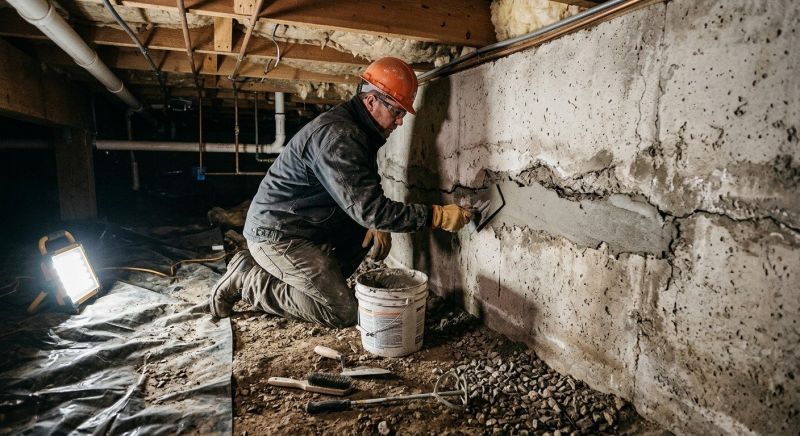Cracked Foundation Repair in Mayer, MN