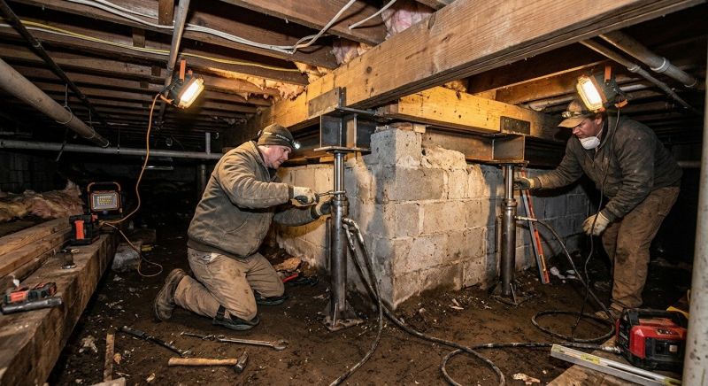 Crawlspace Foundation Repair in Champlin, MN