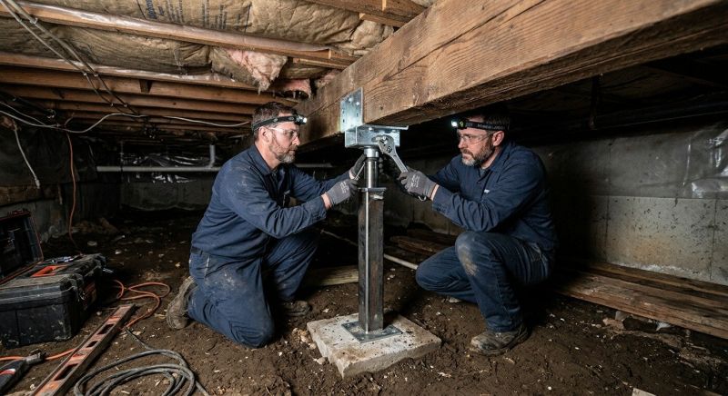 Crawlspace Foundation Repair in Mound, MN