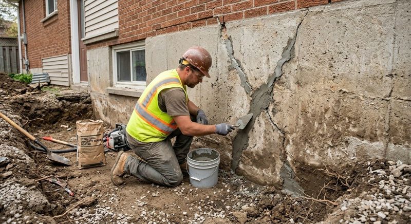 Foundation Crack Repair in Champlin, MN