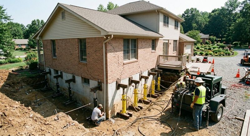 Foundation Jacking in Champlin, MN