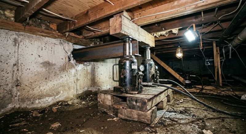 Foundation Jacking in Champlin, MN