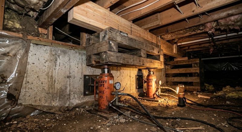 Foundation Jacking in Delano, MN