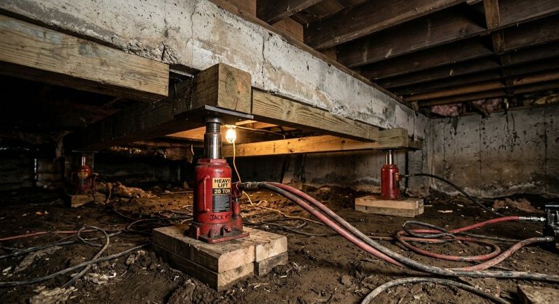 Foundation Jacking in Excelsior, MN