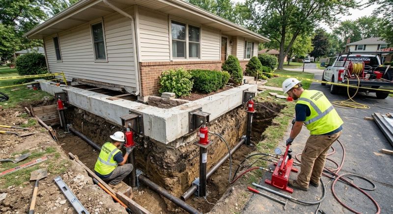 Foundation Jacking in Wright County, MN