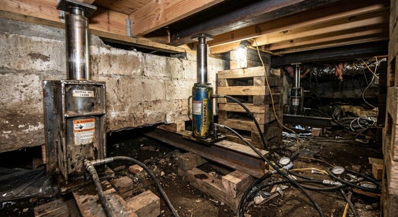 Foundation Jacking in Osseo, MN