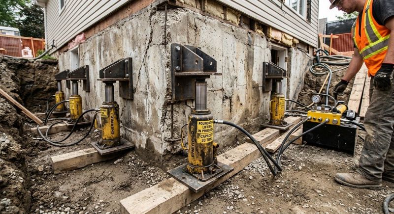 Foundation Jacking in Winsted, MN