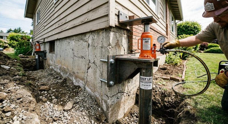 Foundation Lifting in Mound, MN