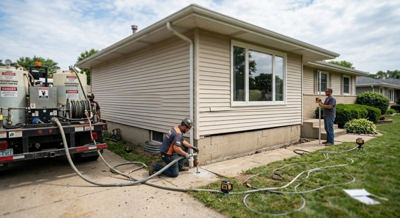Foundation Lifting in Rogers, MN
