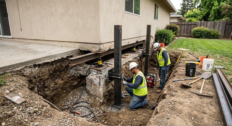 Foundation Pier Repair in Wright County, MN