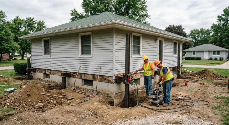 Foundation Releveling in Wright County, MN