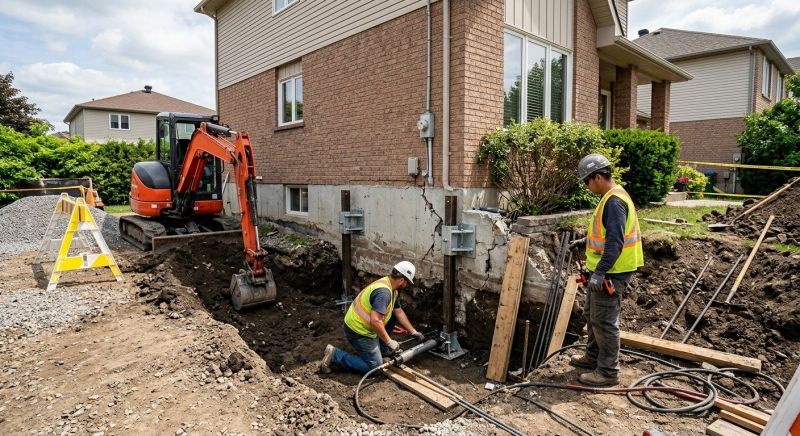 Foundation Settlement Repair in Wright County, MN