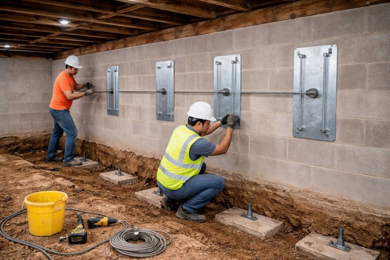 Foundation Stabilizing in Champlin, MN