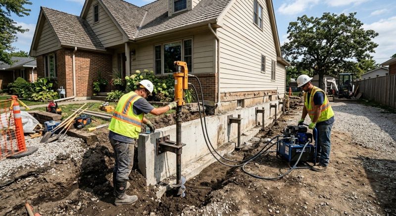 Foundation Stabilizing in Wright County, MN
