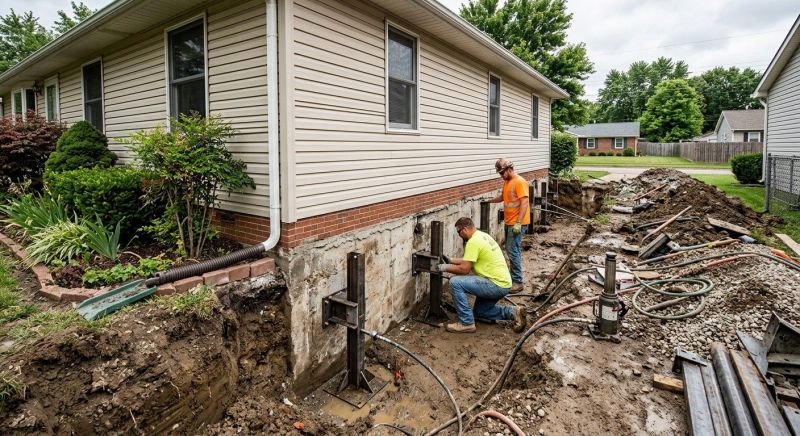 Foundation Stabilizing in Montrose, MN