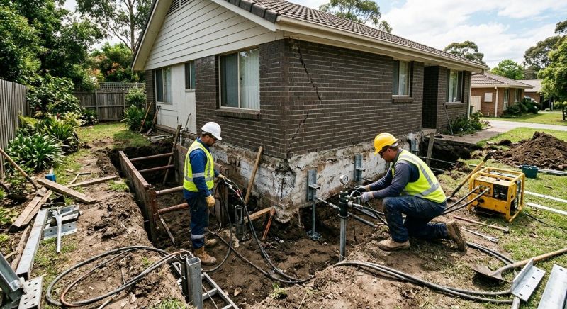 Foundation Stabilizing in Rogers, MN