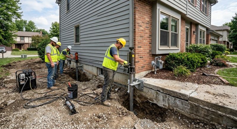 Foundation Stabilizing in South Haven, MN