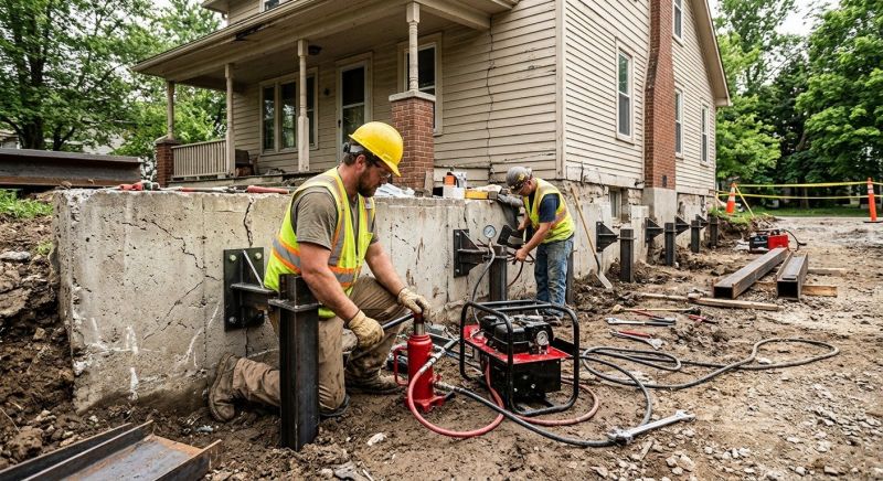 Foundation Stabilizing in Waconia, MN