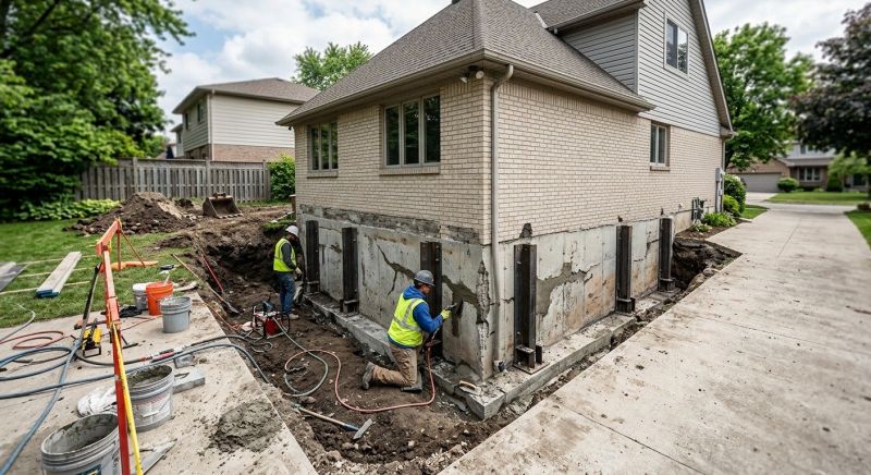 Foundation Structural Repair in Champlin, MN