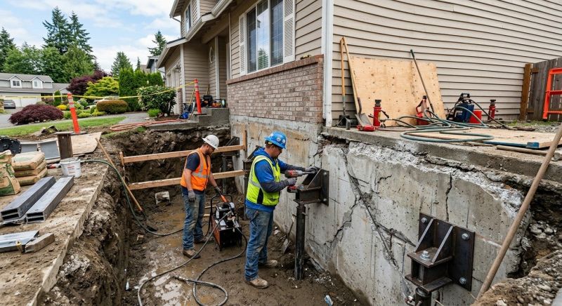Foundation Structural Repair in Wright County, MN