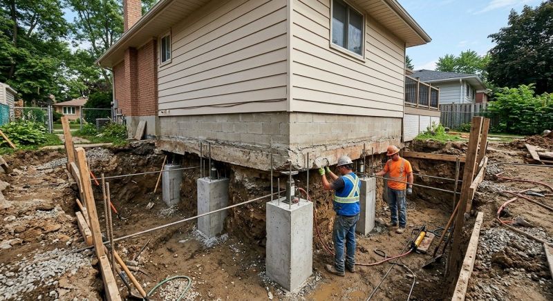 Foundation Underpinning in Wright County, MN