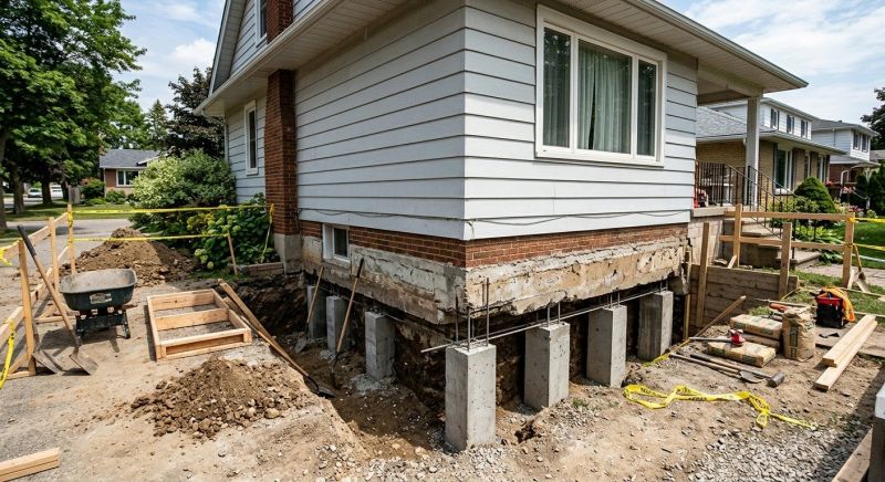 Foundation Underpinning in Wright County, MN