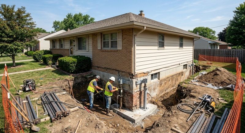 Foundation Underpinning in Wright County, MN