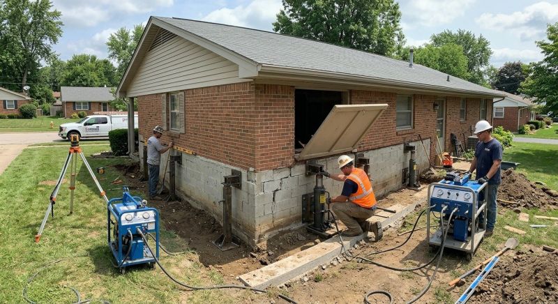 Home Foundation Leveling in Rockford, MN
