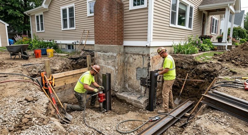 House Foundation Repair in Delano, MN