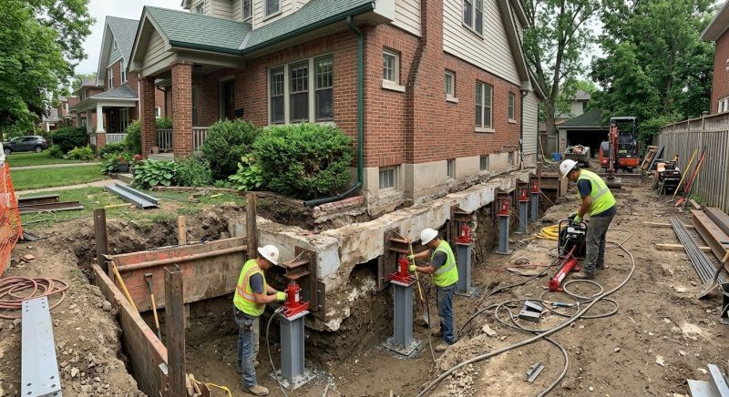 House Underpinning in Wright County, MN