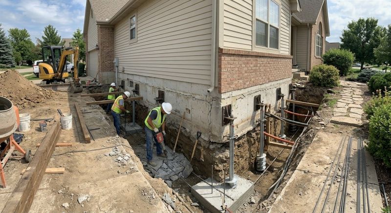 House Underpinning in Wright County, MN