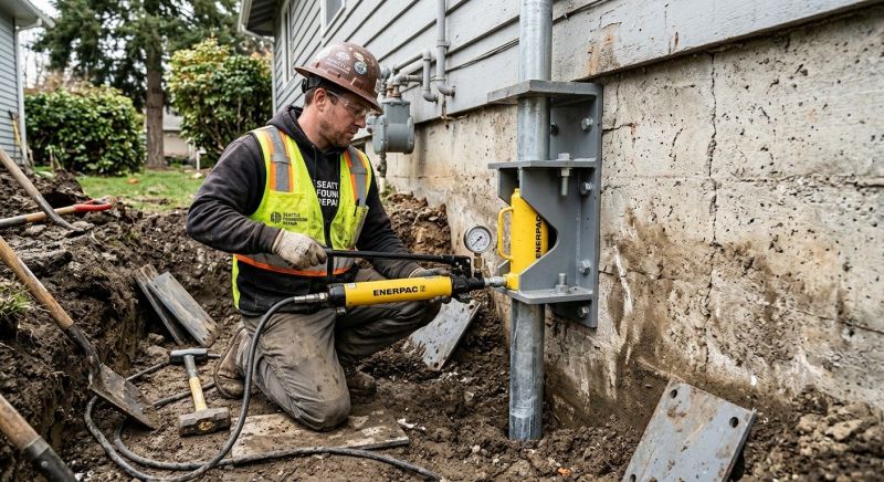 Settling Foundation Service in Dassel, MN