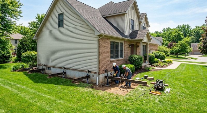 Settling Foundation Service in Mound, MN