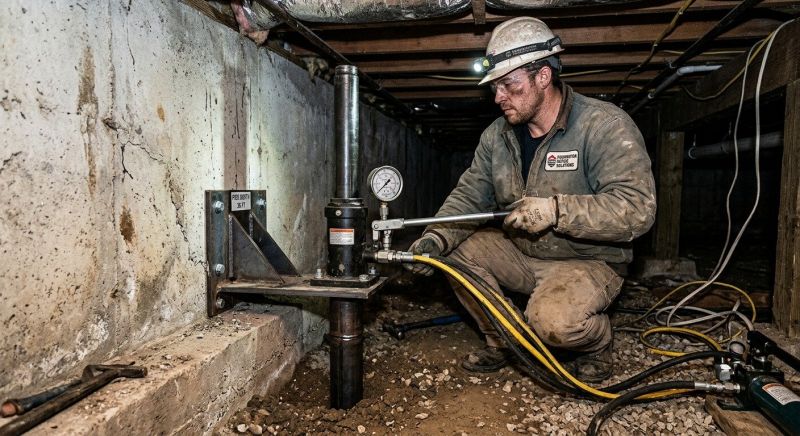 Settling Foundation Service in Zimmerman, MN