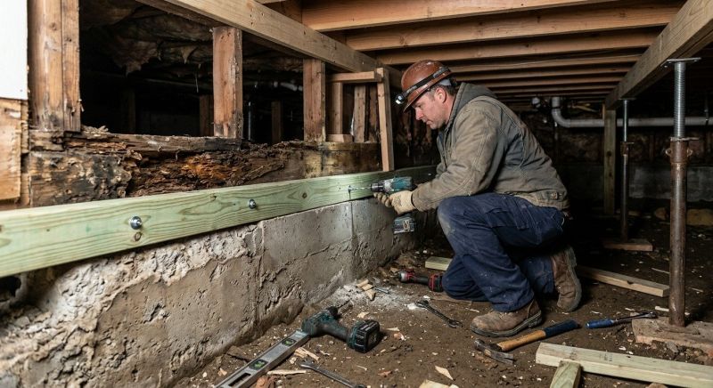 Slab Foundation Repair in Wright County, MN