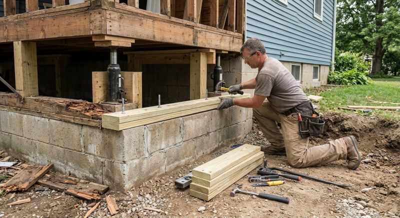 Slab Foundation Repair in Wright County, MN