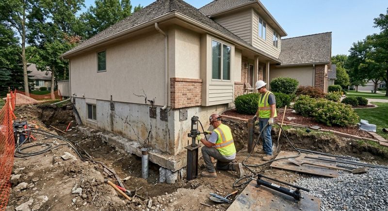 Structural Foundation Repair in Winsted, MN